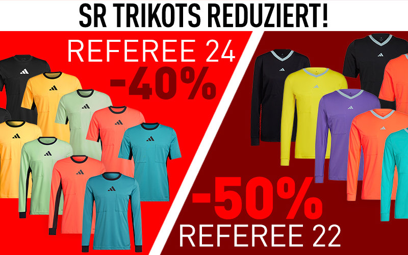 Schiedsrichter: Jetzt 40% bis 50% Rabatt