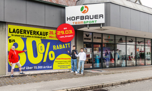 Lagerverkauf im Laden: Bis 80% Rabatt (bis 29. März)